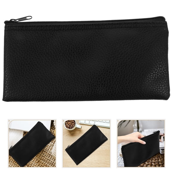BESTYASH Portable Black Microphone Carrier Zippered Protective Mic Organizer Pouch for Storage and Travel