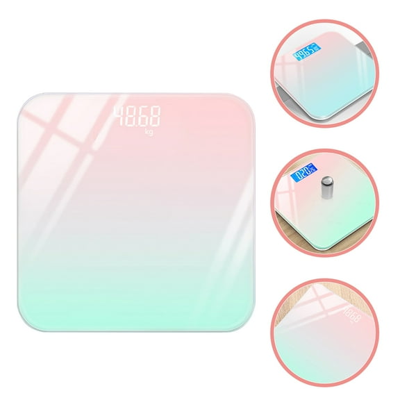 BESTYASH Digital Bathroom Scale Baby Weight Scale Light Green 1Pack