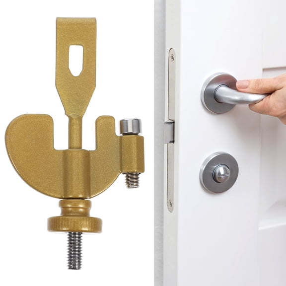 BESTYASH Portable Door Lock Iron Security For Home Doors 1Pack
