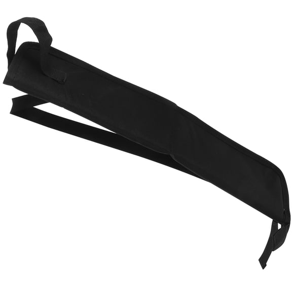 BESTYASH Black Oxford Fabric Drum Mallet Bag, 1-Piece Carrying Case for Drumsticks and Percussion Accessories