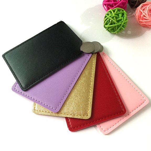 BESTYASH Portable Make Up Mirror Mini Mirror Stainless Steel Cosmetic Usage 1Pack for Women