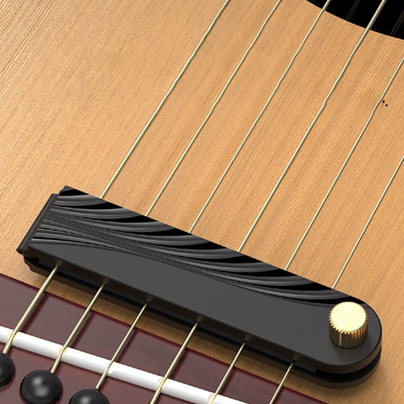 BESTYASH Portable Metal Guitar String Dampener Black Guitar Muting Wrap for Bass and Electric