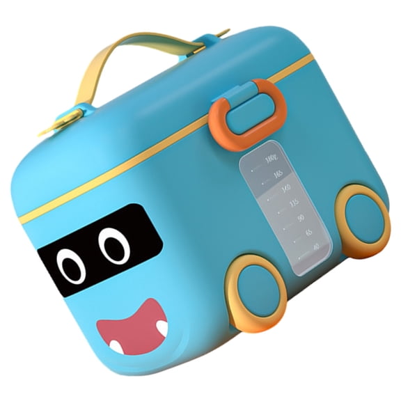 BESTYASH Portable Powder Dispenser Formula Storage Container Blue 1Set