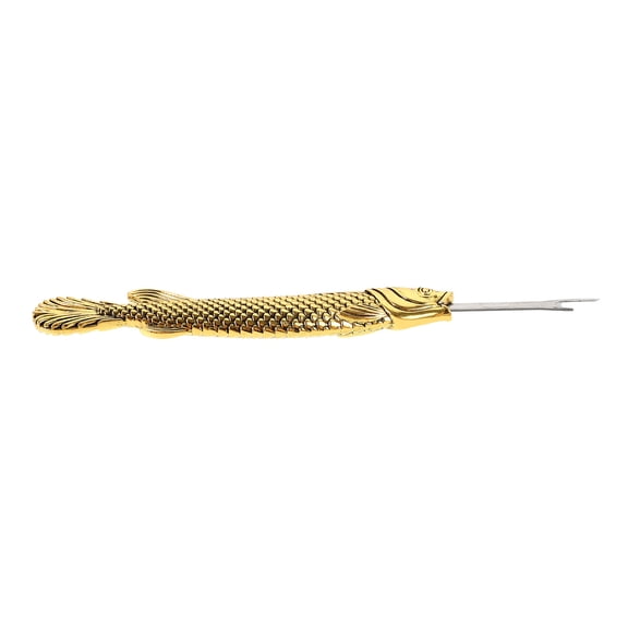 BESTYASH Threading and Seam Ripping Tool Seam Ripper Golden Metal 1Pack with Nonslip Handle for Beginners