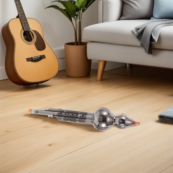 BESTYASH Plated Hulusi Flute in C Key Traditional Chinese Gourd Wind Instrument for Music Performance and Practice