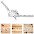 thumbnail image 1 of BESTYASH Portable Stainless Steel Two-Arm Ruler with Angle Gauge for Accurate Woodworking and Construction Measurements, 1 of 8
