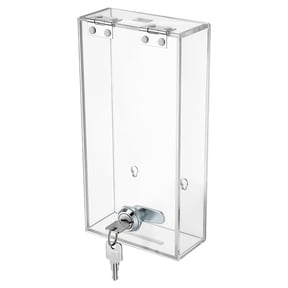BESTYASH Portable Transparent Phone Lock Box Strong Lightweight Electronic Locker for Home