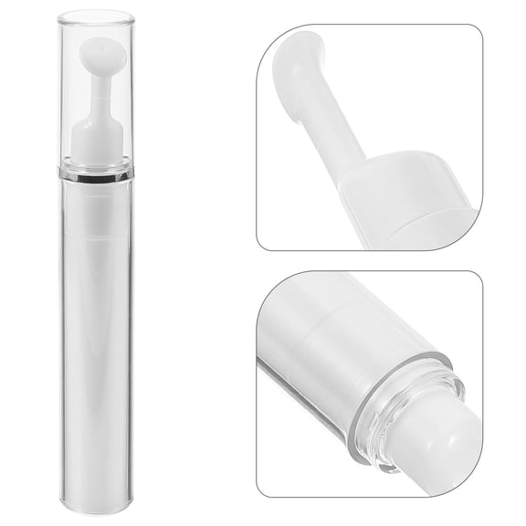 BESTYASH Portable White Airless Pump Jar for Eye Cream Serum and Refillable Skincare Container