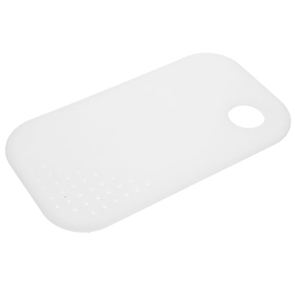 BESTYASH Portable White Chef Cutting Board with Non- Base, Lightweight High-Density Plastic for Home and Outdoor Kitchen Use