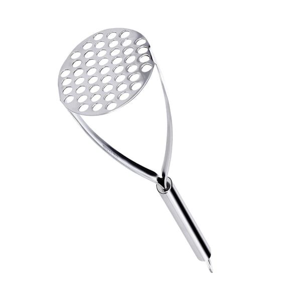 BESTYASH Potato Presser Plated Silver Stainless Steel with Comfortable Handle and Easy Rinse Feature
