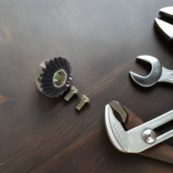 BESTYASH Precision Bevel Gear for Home Use, High Strength Iron & Plastic Transmission Parts, Multi-Purpose Mechanical Accessories