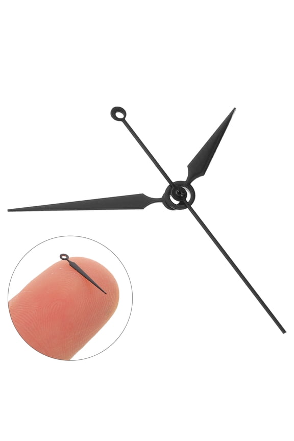 Precision Black Watch Hands Set for Mechanical Repair DIY Modding Compatible with 3 Pin Movement