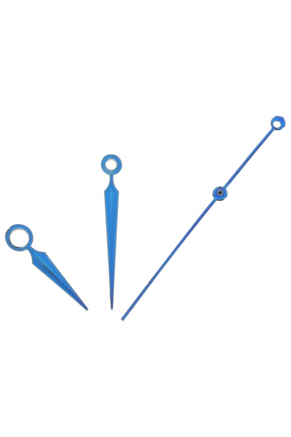 Precision Blue Watch Hands Set for Mechanical Watch Repair and DIY Modding Compatible with 3 Pin Movements