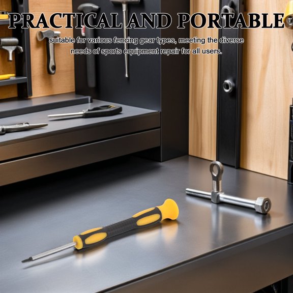 BESTYASH Precision Flathead Screwdriver for Fencing Screws, Lightweight and Portable with Design for Easy Handling