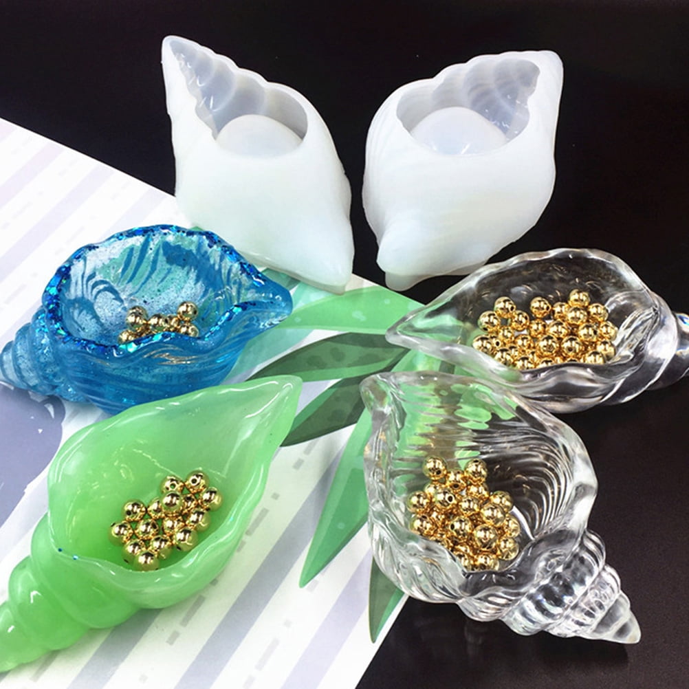 BESTYASH Premium White Silicone Mold for DIY Conch Storage Containers ...