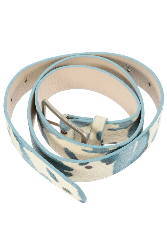 Print PU Western Belt for Women's Adjustable Casual Belt for Jeans 70100 cm