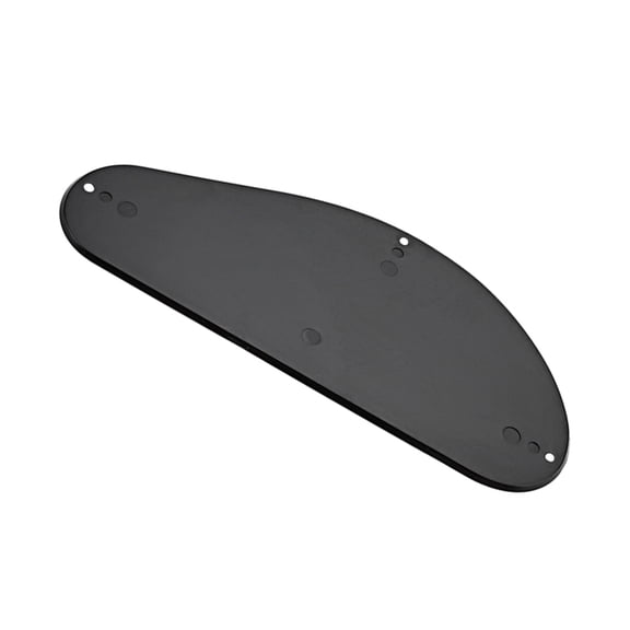 BESTYASH Professional Black Guitar Pickguard Backplate with Strong Scratch Resistance