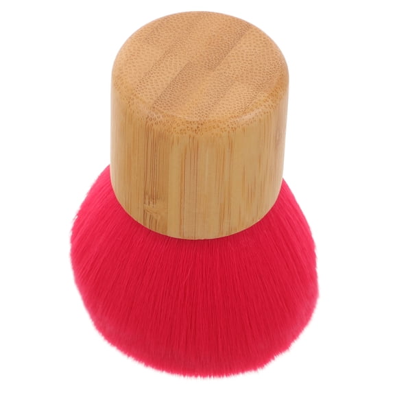 BESTYASH Professional Red Cosmetic Travel Powder Brush with Unique Design for Smooth Makeup Application