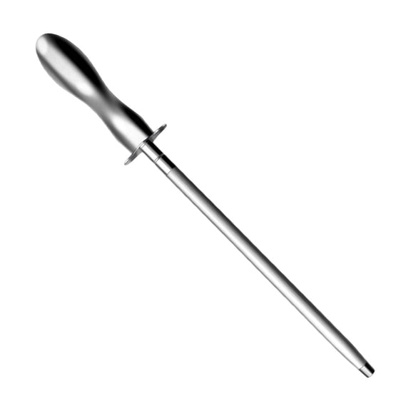 BESTYASH Professional Steel Sharpening Rod Kitchen Honing Stick for Precise Blade Sharpening and Edge Maintenance