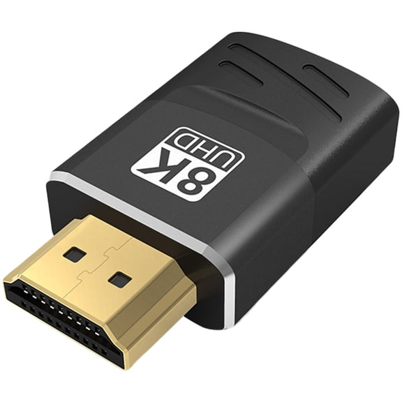 BESTYASH Black Projector Connector Adapter with Aluminum Alloy Housing for Home Theater and Office Setup