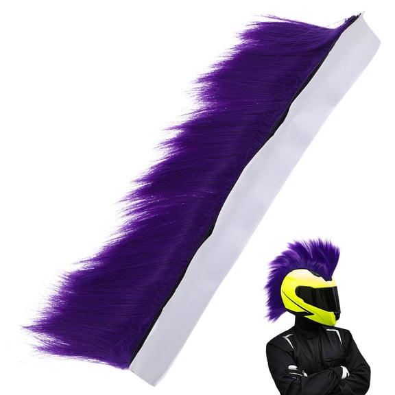 BESTYASH Purple Synthetic Stage Performance Wig for Party Decor and Cosplay