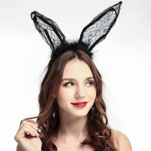 BESTYASH Rabbit Ear Party Headband Cute Hair Accessories For Christmas 1Pcs