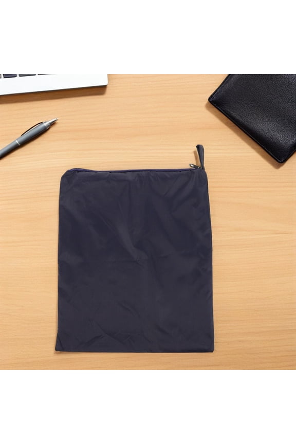 Rain Poncho Pouch Dark Blue Portable Storage Motorcycle 1Pack