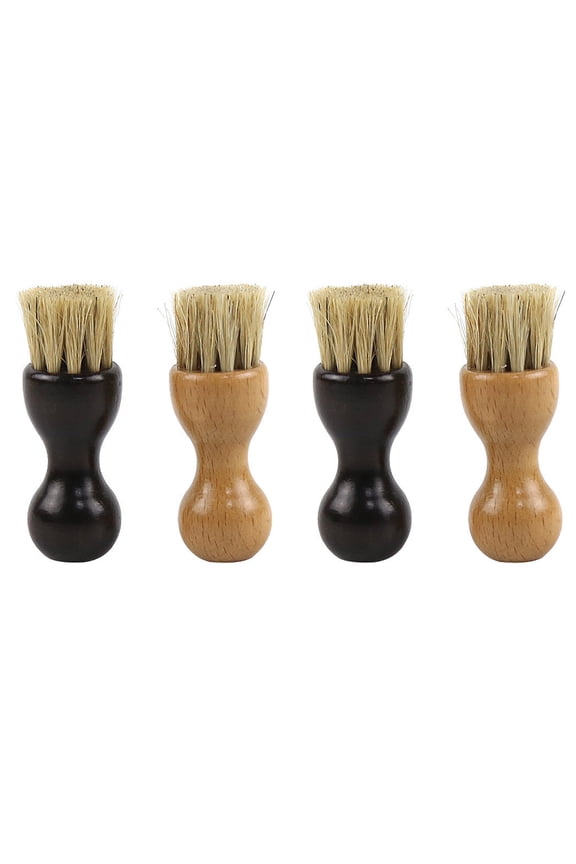 Black Rectangular Boot Brush for Shoe Care and Cleaning, Simple Design for Easy Use