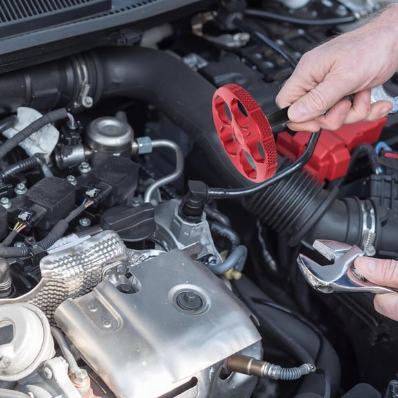 BESTYASH Red Folding Bike Handle with Quick Release Buckle for High Strength and Enhanced Control, Accessory