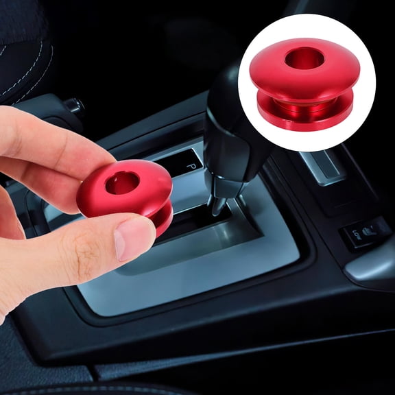 BESTYASH Car Shift Knob Boot Limiter Red Aluminum Alloy for Manual Gear Shifter
