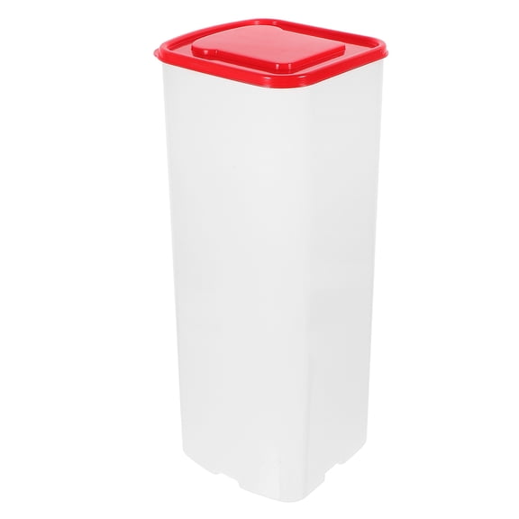 BESTYASH Red Bread Storage Box for Fresh Bread Dispensing and Convenient Kitchen Organization PP Material 1 Count