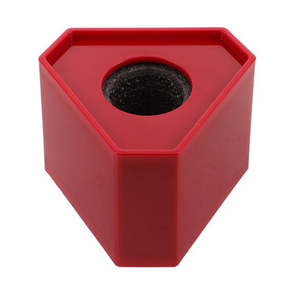 BESTYASH Red Microphone Logo Cube for Interview Decor with Sturdy Construction and High Visibility