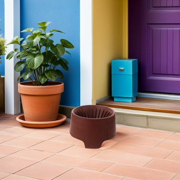 BESTYASH Red Mop Bucket Colander Basket with Thickened Plastic for Efficient Water Control
