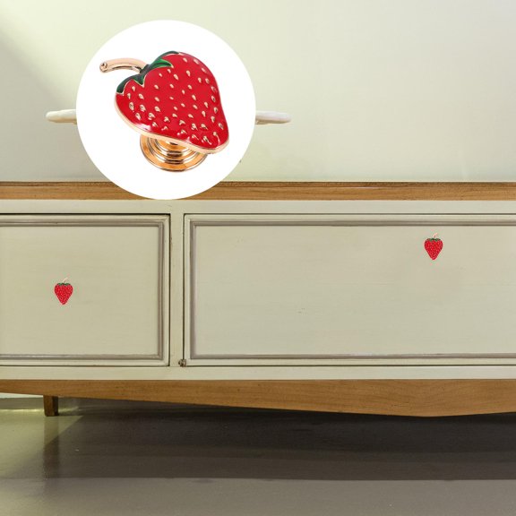 BESTYASH Red Zinc Alloy Cabinet Knob Pull Handle for Drawer Cupboard Decorative Furniture Use