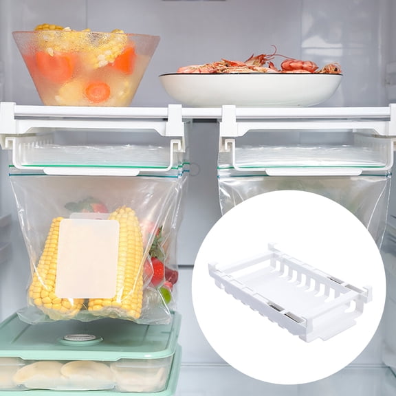 BESTYASH Easy Install Refrigerator Organizer Drawer in White for Convenient Food Storage