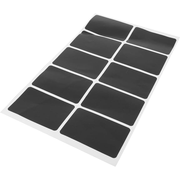BESTYASH Black Writable Chalkboard Stickers Removable Labels for Home and Office Use
