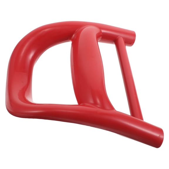 BESTYASH Portable Red Cart Handle Grip Replacement Ergonomic Plastic Trolley Accessory
