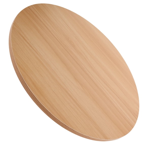 BESTYASH Thick Solid Wood Round Table Top with Natural Grain for Coffee and Dining