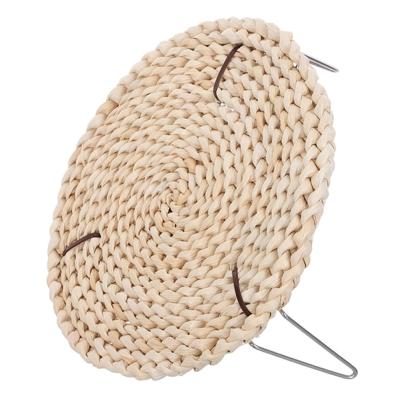 BESTYASH Light Yellow Reptile Lounger Hammock with Metal Legs for Bearded Dragon and Leopard Gecko Habitat