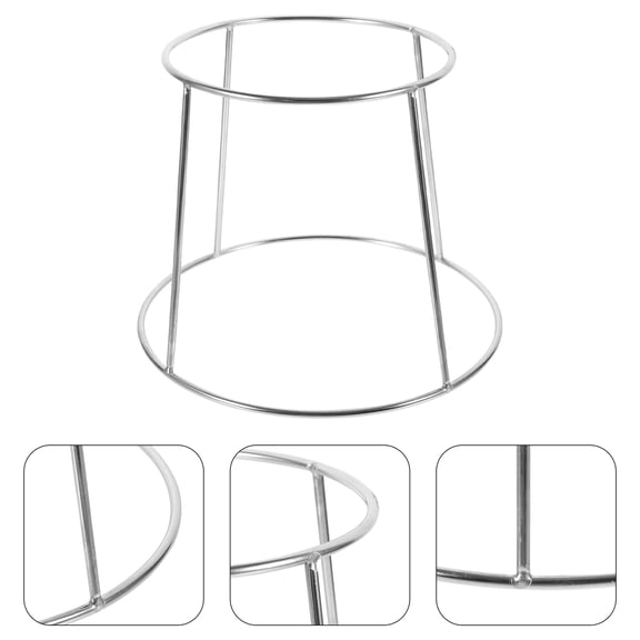 BESTYASH Restaurant Seafood Holder Durable Stainless Steel Rack for Serving and Storage
