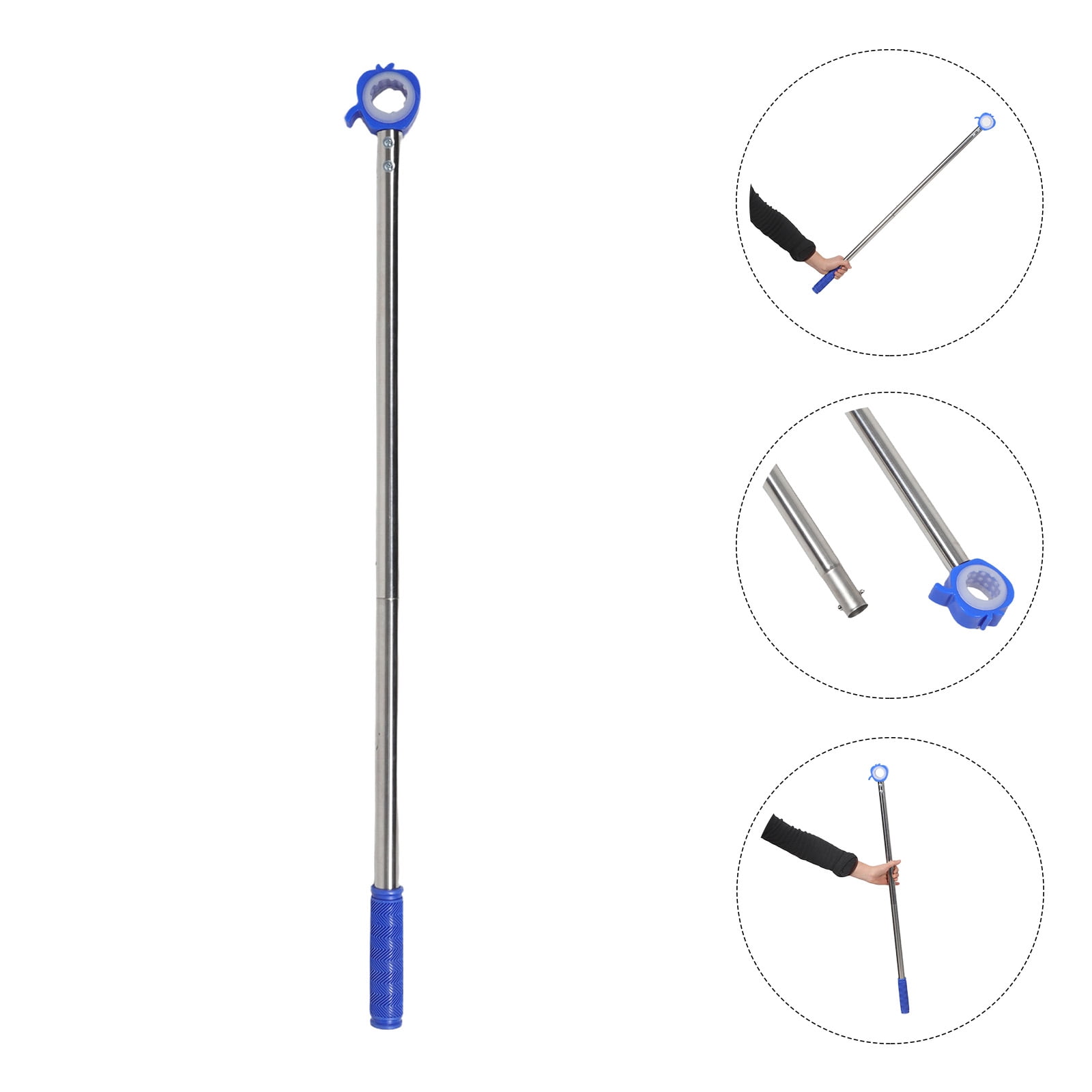 Angoily Telescopic Window Opener – Adjustable Pole For High Windows, Skylights & Blinds, Indoor Or Outdoor Use