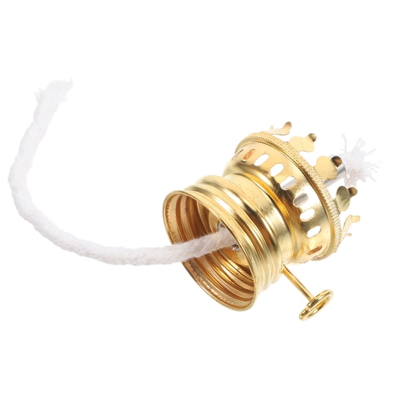 BESTYASH Retro Style Oil Lamp Burner Brass Plated Regulator for Kerosene Lamp Decoration