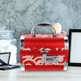 BESTYASH Retro Red Jewelry Organizer Box with Smooth Finish for Secure ...