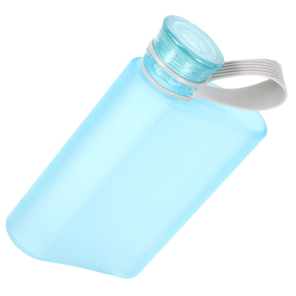 BESTYASH Leak-Proof Blue PP Flat Water Bottle for Multi-Use and Travel