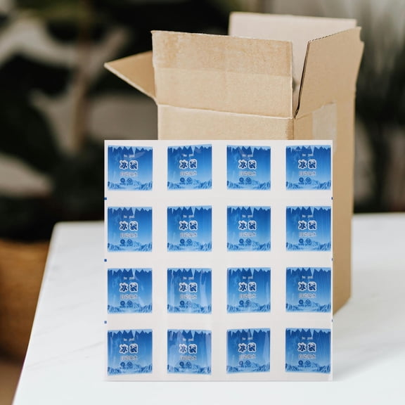 BESTYASH Reusable Freezer Ice Packs with Safe Sturdy Material for Express Air and Temperature Control