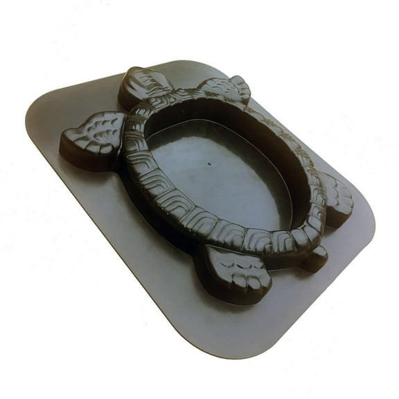 BESTYASH Reusable Plastic Concrete Mold for Garden Paths with Artistic Turtle Stepping Stone Design