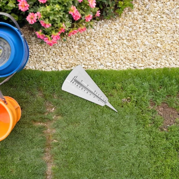 BESTYASH Reusable Transparent Rain Meter with Scale for Garden Lawn and Climate Measurement
