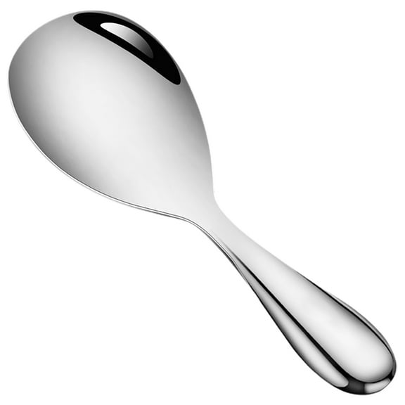 BESTYASH Reusable Stainless Steel Rice Serving Spoon Comfortable Grip Non Scratch Design