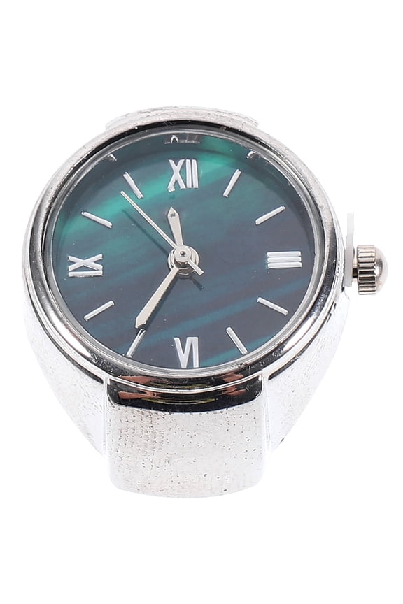 Ring Design Watch in Zinc Alloy Featuring Accurate Timekeeping and Compact Size
