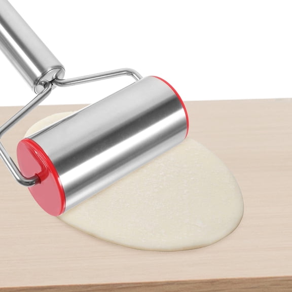 BESTYASH Stainless Steel Rolling Pin for Baking, Non-Stick Kitchen Roller Stick in Dark Grey, and Easy to Clean